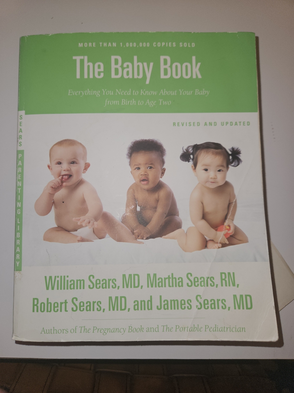 The Baby Book by Sears - Green & White Cover